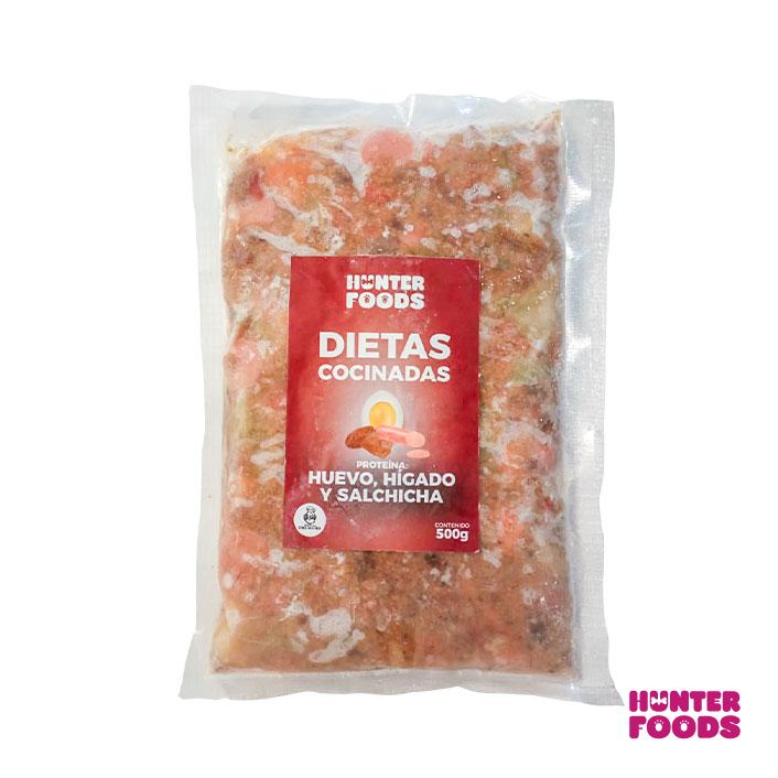 Dietas cocinadas – Huevo con salchicha